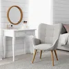 Meubles Cosy Skandinávske kreslo s podrúčkami zo šedej Náhľad obrázku produktu 9