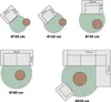 Volero - Flauschiger Teppich Rund - Cozy Weiß - Ø 120 cm - Produktbild-Vorschau 9