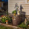 Outsunny Springbrunnen 4-stufig rustikal Gartenbrunnen mit Produktbild-Vorschau 2