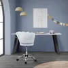 ML-Design sametová kancelářská židle světle modrá, líčící Náhled obrázku produktu 7