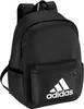 A black Adidas backpack with the classic Badge of Sport logo. Anteprima dell’immagine prodotto