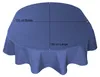 Tischdecke oval blau 135x180 cm Leinenoptik Lotuseffekt Produktbild-Vorschau 4