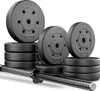TREX SPORT Langhantel Set 66 kg | Hantelset mit Produktbild-Vorschau 1
