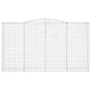 vidaXL Gabionen mit Hochbogen 6 Stk. 400x50x220/240cm Produktbild-Vorschau 4