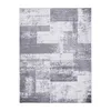 A rectangular rug with a geometric pattern is shown from a top-down view against a white background. Produktbild-Vorschau