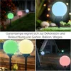 Collage of garden lights in various colors and settings. Produktbild-Vorschau