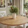 OLEA runder Esstisch, Weiß / Craft Gold Eiche - ø100 cm Produktbild-Vorschau 2