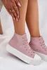 Damen Sneaker Auf Plattform Big Star RR274739 Rosa 38 Produktbild-Vorschau 7