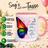 Tasse 30. Geburtstag Frau – „Weil du einzigartig bist“ – Produktbild-Vorschau 2