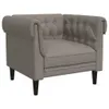 CLORIS Chesterfield-Sessel Taupe Stoff 372543 Produktbild-Vorschau 2