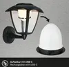 Briloner LED nástěnná lampa s dobíjecí baterií, dotyková, Náhled obrázku produktu 4
