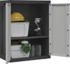 vidaXL Mobile da giardino grigio e nero 65x37x85 cm PP Anteprima dell’immagine prodotto 4