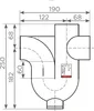 PREIS SML Siphon horizontal/vertikal DN50, muffenlos, Produktbild-Vorschau 4