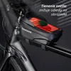 Taška na riadidlá bicykla EVA hard shell - vodotesná, s Náhľad obrázku produktu 3