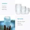 Intirilife 2x Doppelwandiges Thermo Glas - Striped Style - Produktbild-Vorschau 3