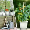 Blumentopf 47 cm Durchmesser mit Untersetzer in Weiss Produktbild-Vorschau 6