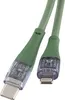 QUALO Transparentes Nylonkabel USB-C – Lightning 1,5 m 2,4A Produktbild-Vorschau 9
