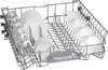 A dishwasher rack filled with clean dishes and glasses. Produktbild-Vorschau