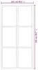 vidaXL Schiebetür mit Beschlag ESG-Glas & Aluminium 102x205 Produktbild-Vorschau 7
