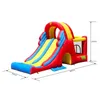 An inflatable slide with a tunnel and a basketball hoop. Náhled obrázku produktu