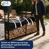 Coemo Brennholz Regal Hans Kaminholzregal mit Abdeckplane Produktbild-Vorschau 4