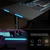 EUREKA ERGONOMIC Gaming Tisch mit LED Computertisch Produktbild-Vorschau 6