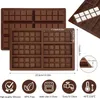 Silikon Schokoladenform,Schokoladentafel Form fš¹r 6 Tafeln Produktbild-Vorschau 2