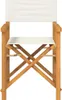 Chaises de régie 2 pcs. Pliable Crème Bois massif Teck Voir les images du produit 4