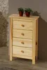 Comò Möbilia | con 4 cassetti | legno di pino | L 46 x P 35 Anteprima dell’immagine prodotto 3