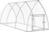vidaXL Gabbia per polli argento 300x105x120 cm Acciaio Anteprima dell’immagine prodotto 1