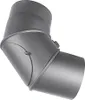 Bertrams Kaminrohrbogen 90° fest ohne Tür Ø130mm grau Produktbild-Vorschau 2
