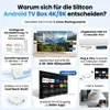 Siltcon® Android TV Box 4K & 8K HDR – 16GB, Dualband-WLAN, Produktbild-Vorschau 2