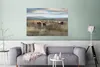 MuchoWow® Poster Schottische Hochlandrind - Nebel - Gras Produktbild-Vorschau 5