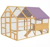 PawHut Kippenhuis, 5,2 m², afmetingen ongeveer 2,8 x 1,8 x Productafbeelding-voorbeeld 1