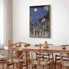 Italienischer Leinwand Leinwandbild - Night time view of Produktbild-Vorschau 6