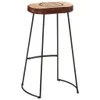 Barhocker 2 Stk. Dunkelbraun 44x37,5x78 cm Produktbild-Vorschau 5