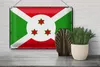 Blechschild Flagge Burundis 30x20cm Retro Flag of Burundi Produktbild-Vorschau 4