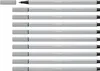 Premium-Filzstift - STABILO Pen 68 - 10er Pack - hellgrau Produktbild-Vorschau 1