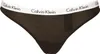 Calvin Klein Damen 3er Pack Strings Tangas, Schwarz Produktbild-Vorschau 7