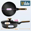 Vilde | Bratpfanne Ø28 cm mit Glasdeckel - 3,5 L - Produktbild-Vorschau 5