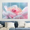 DEQORI Glasbild Echtglas 3x50x100 cm 'Pfingstrosenpoesie' Produktbild-Vorschau 4