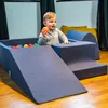 KiddyMoon Bällebad 90x30cm 200 Bälle ∅7cm Rund Bällepool Produktbild-Vorschau 3