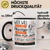 Tonstudio-Besitzerin Tasse Geschenk Spruch Wer Will Schon Produktbild-Vorschau 3