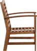 Side view of a wooden garden chair. Náhled obrázku produktu