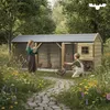 Fatmoose Pollaio con recinto CosyChicken Cottage in legno - Anteprima dell’immagine prodotto 2