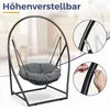 Vigevee Hängesessel mit Gestell Kissen - Hängestuhl Produktbild-Vorschau 6