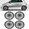 4pcs 14 Zoll Rad Hubcap Silber Sporty Protective Universal Produktbild-Vorschau 1