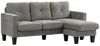 HOMCOM Ecksofa, Eck-Couch mit umkehrbarer Chaiselongue, Produktbild-Vorschau 1