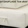 CASARIA® Sonneninsel Lounge Set ø226cm Polyrattan Faltbares Produktbild-Vorschau 6