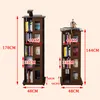 Drehbares Bücherregal aus massivem Holz  bewegliches Produktbild-Vorschau 7